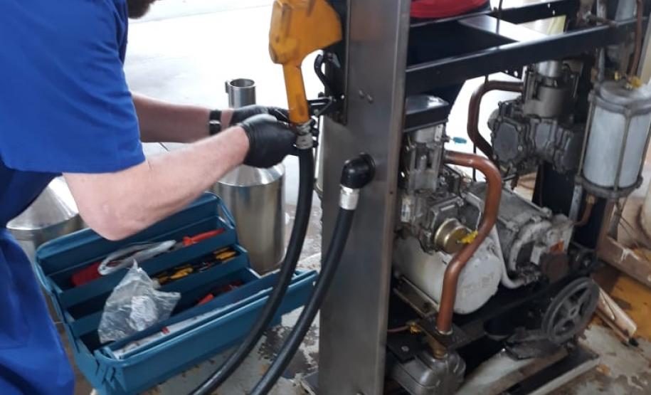 Fiscalização de bombas de combustível na Região de Guarapuava