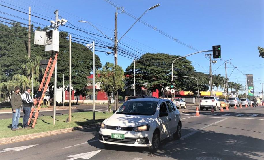 Regional do IPEM-PR me Londrina fiscaliza radares novos