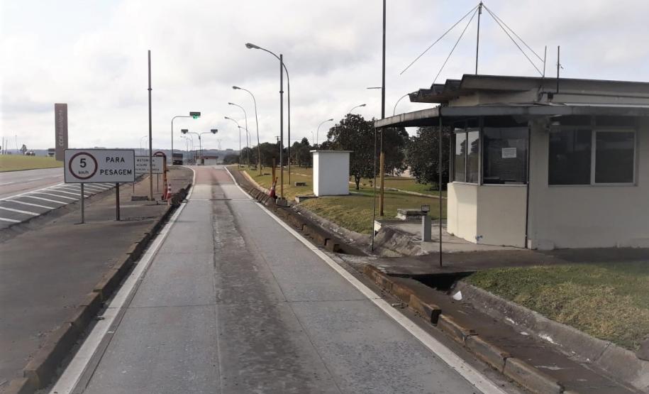 IPEM-PR verifica balança rodoviária na BR 277, em Balsa Nova