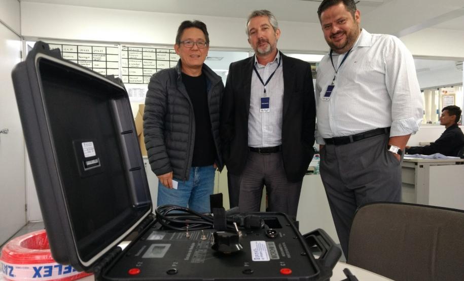 2019 07 31 Doação Aparelho Sindicel doa parelho para fiscalização de fios e cabos elétricos