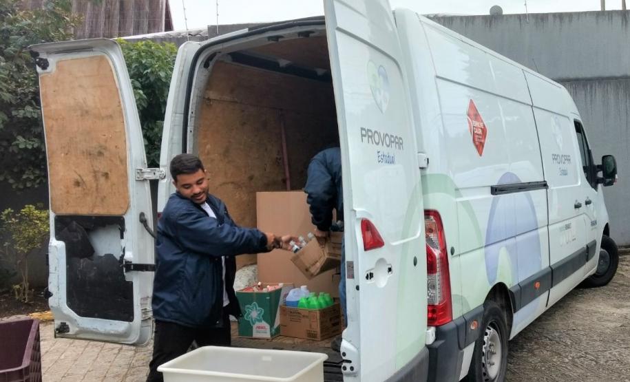 Produtos doados pelo IPEM-PR ao Provopar