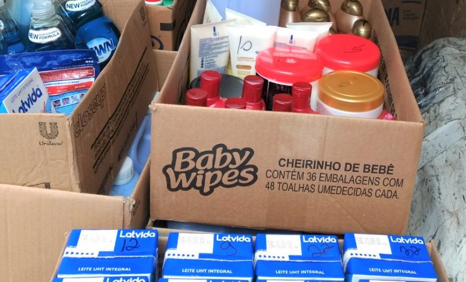 Produtos doados pelo IPEM-PR ao Provopar