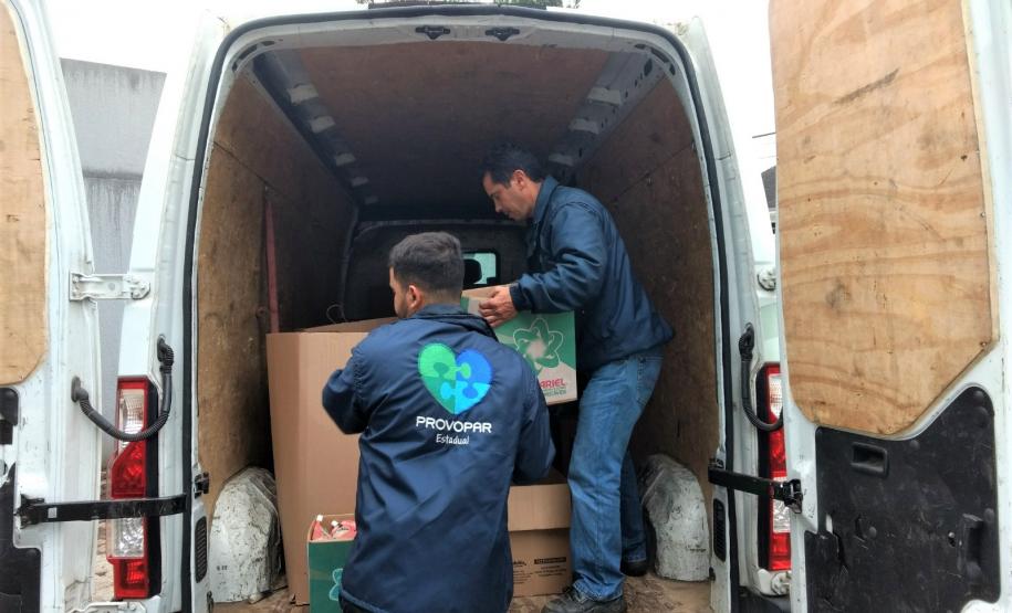 Produtos doados pelo IPEM-PR ao Provopar
