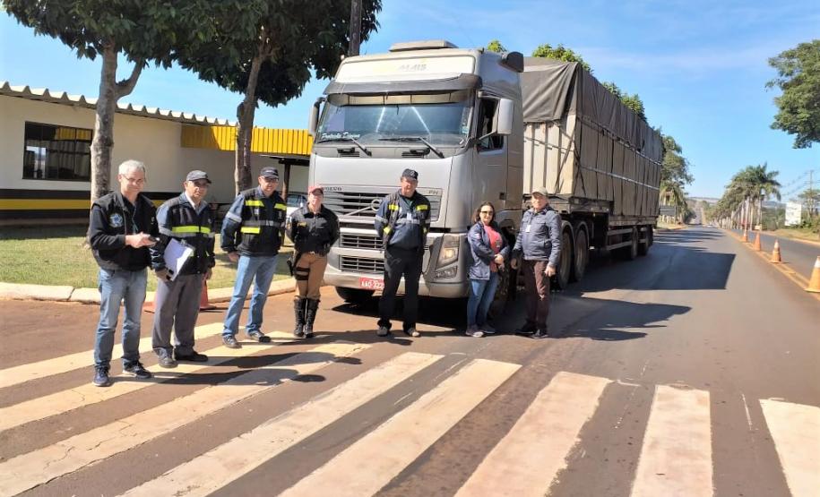 Fiscalização de cronotacógrafos no Oeste do Paraná