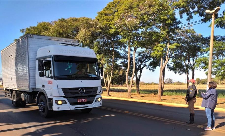 Fiscalização de cronotacógrafos no Oeste do Paraná
