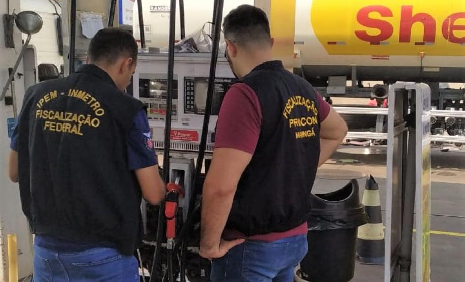 IPEM-PR fiscaliza bombas de combustíveis em Maringá