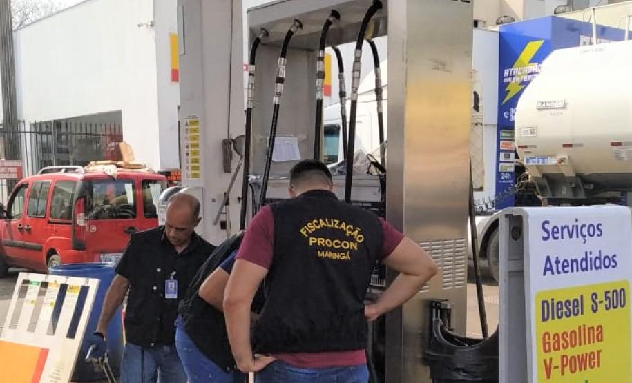 IPEM-PR fiscaliza bombas de combustíveis em Maringá