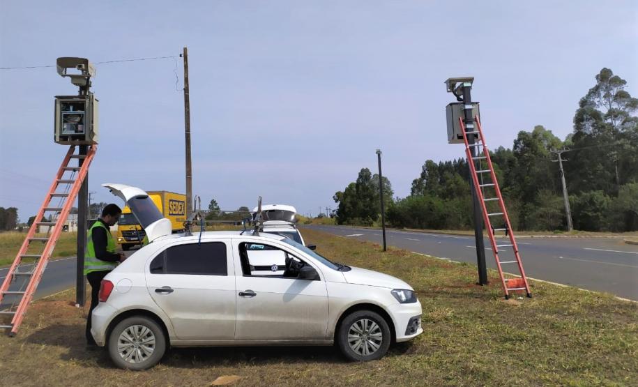 Verificação inicial de medidores de velocidade na BR-153