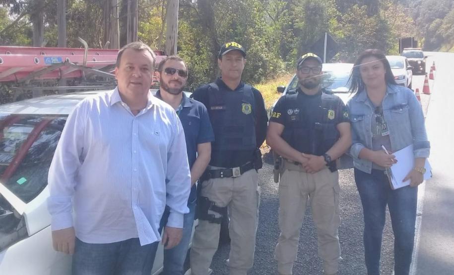 Verificação inicial de medidores de velocidade na BR-153