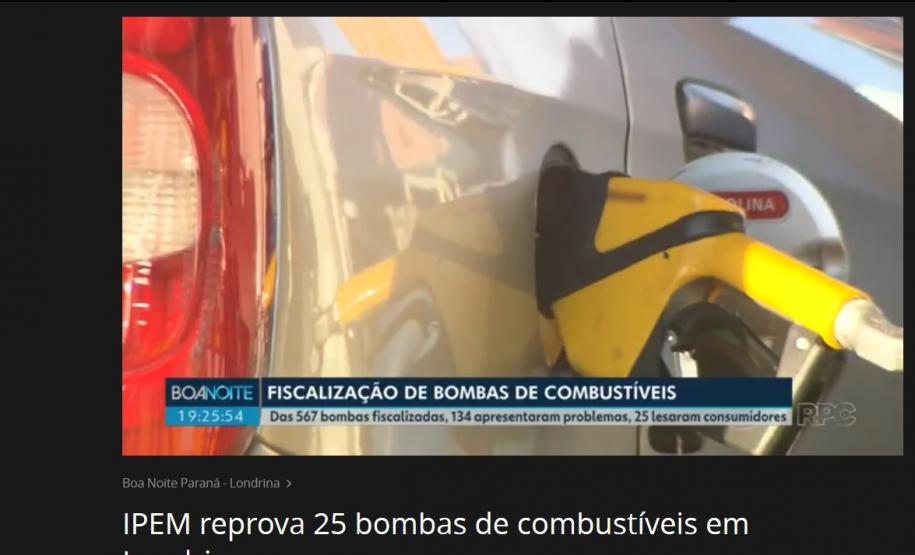 2019 10 02 Fisc Bomba Com Londrina IPEM-PR fiscaliza bombas de combustíveis em Londrina, Apucarana e Arapongas