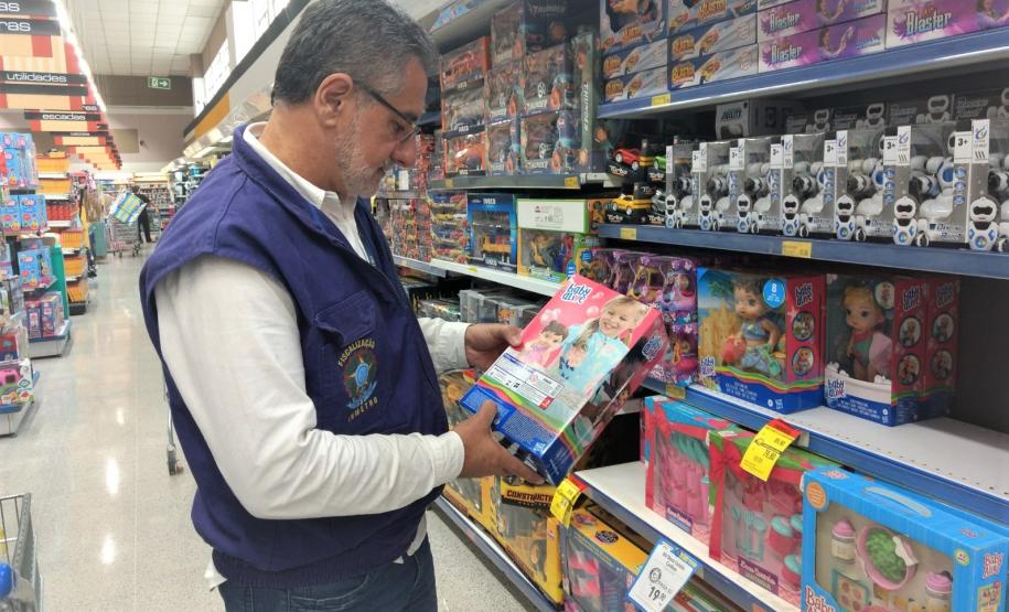 Fiscalização de produtos infantis