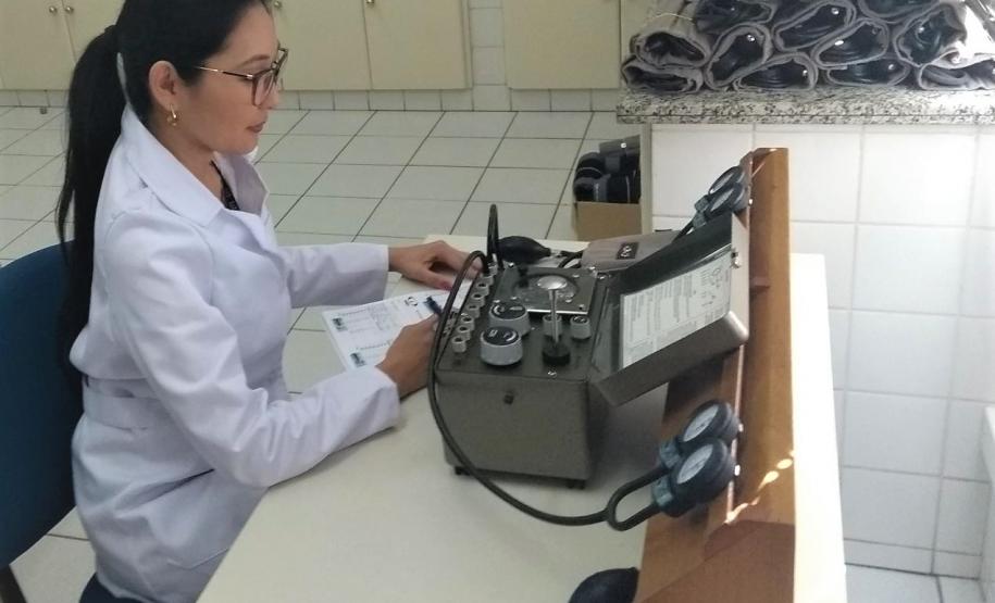 2019 10 17 Esfigmomanometros Maringá Esfigmomanômetros da Prefeitura de Maringá passam por verificação do IPEM-PR