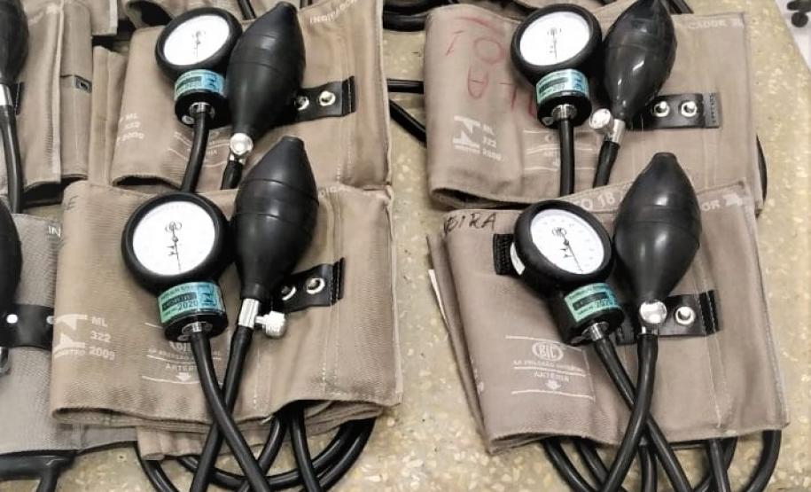 2019 10 17 Esfigmomanometros Maringá Esfigmomanômetros da Prefeitura de Maringá passam por verificação do IPEM-PR