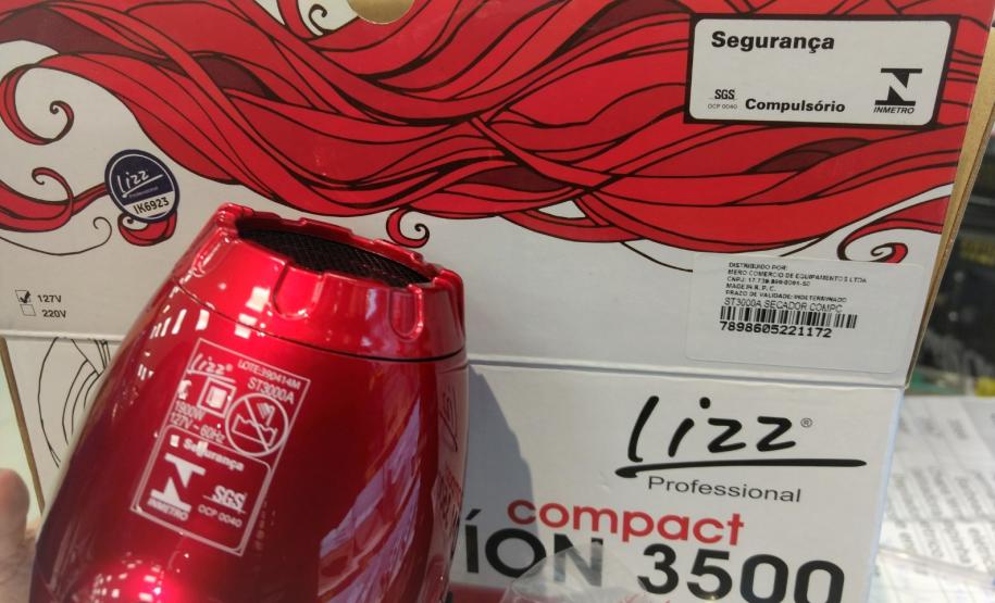 Fiscalização de aparelhos elétricos ligados à beleza feminina e masculina