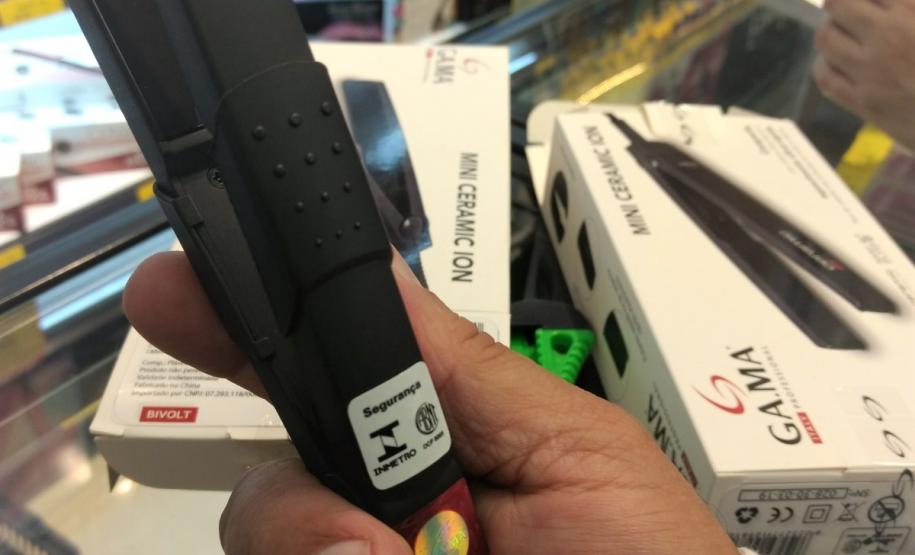 Fiscalização de aparelhos elétricos ligados à beleza feminina e masculina