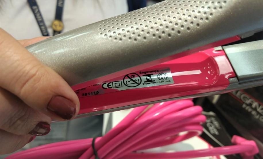 Fiscalização de aparelhos elétricos ligados à beleza feminina e masculina