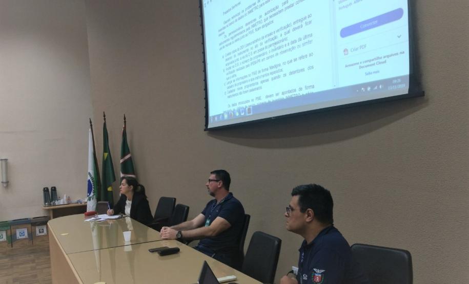 2019 11 19 Reunião GEATE Reunião do IPEM-PR com permissionárias de balança de grande porte