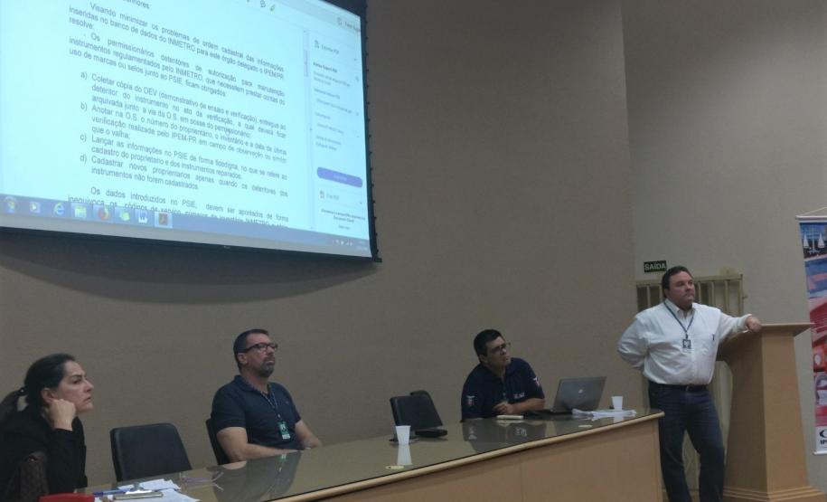 2019 11 19 Reunião GEATE Reunião do IPEM-PR com permissionárias de balança de grande porte