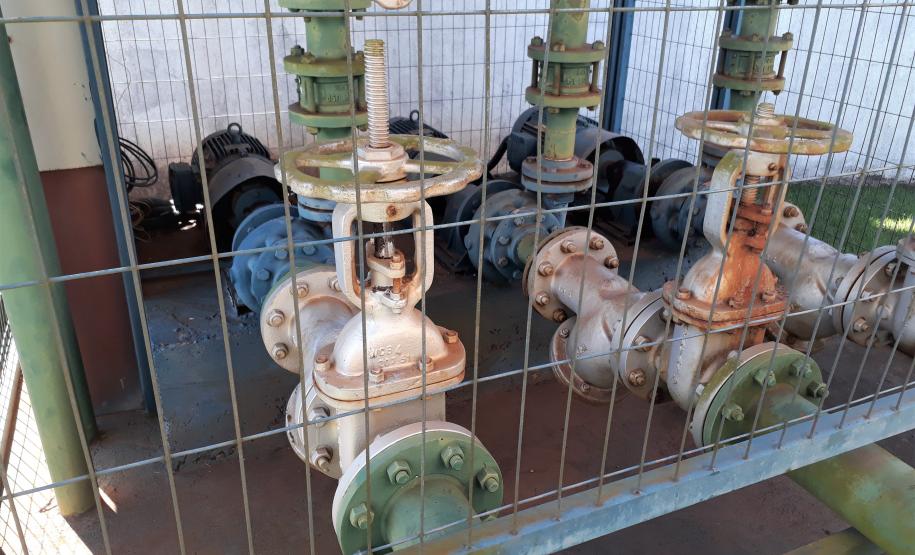 2019 12 11 Regional Cascavel Conjunto moto bombas, bombeando para o sistema de medição