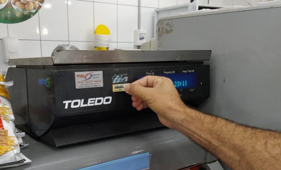 Balanças comerciais são fiscalizadas na Regional de Maringá