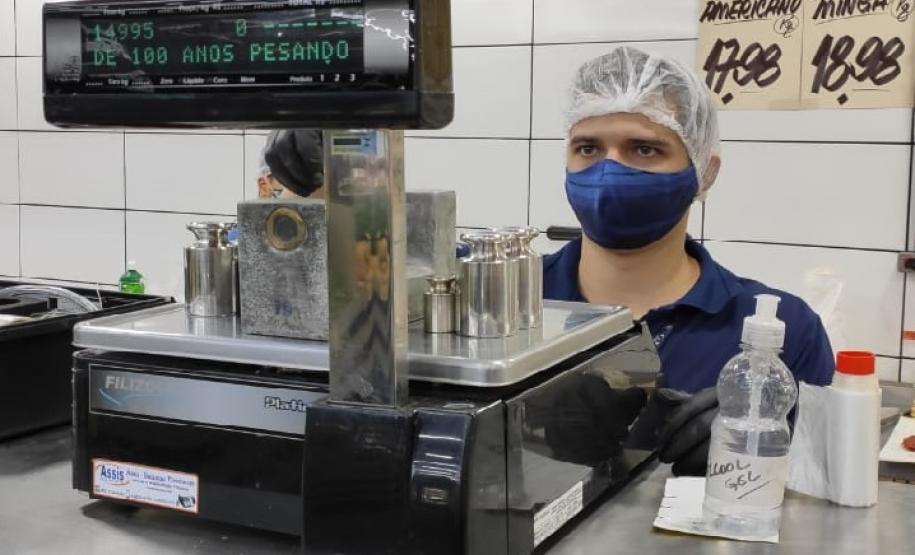 2020 05 04 Londrina Balança Regional do IPEM-PR em Londrina fiscaliza balanças comerciais