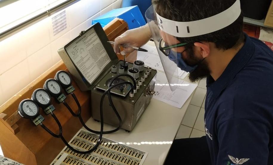 Esfigmomanômetros verificados na Regional de Maringá