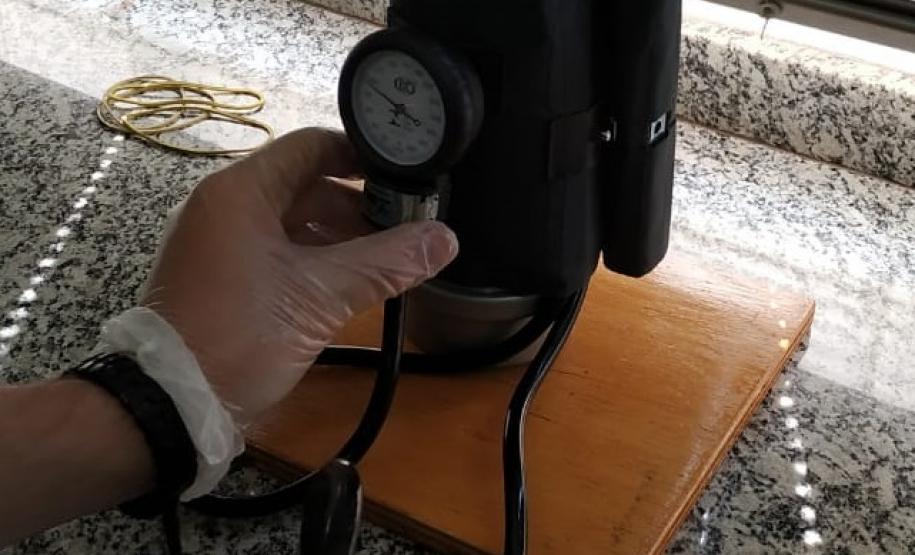 Esfigmomanômetros verificados na Regional de Maringá