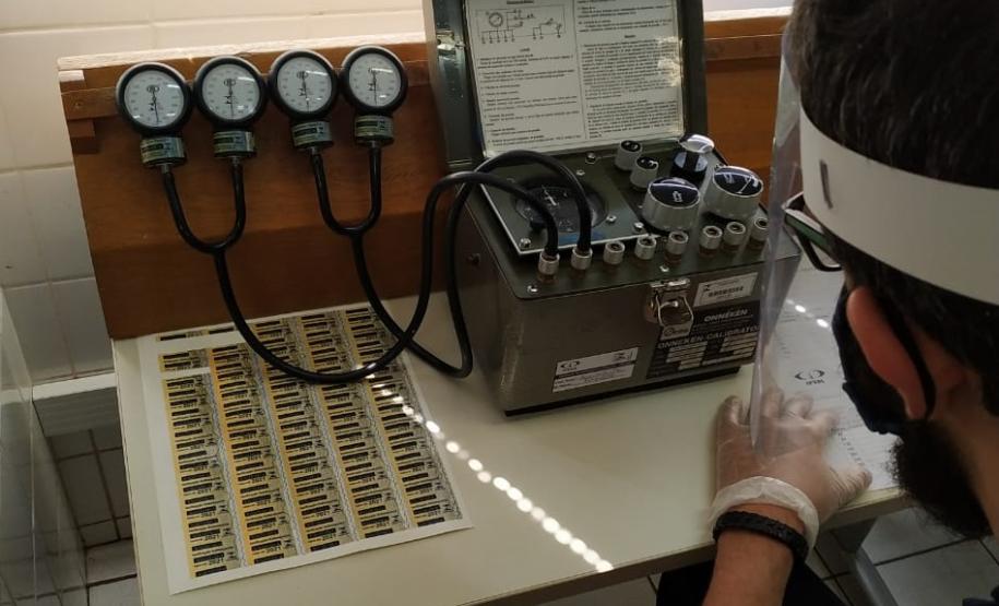 Esfigmomanômetros verificados na Regional de Maringá