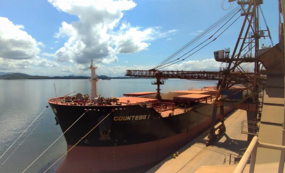 2020 09 25 Balança Porto Ipem faz calibração nas balanças de fluxo no Porto de Paranaguá