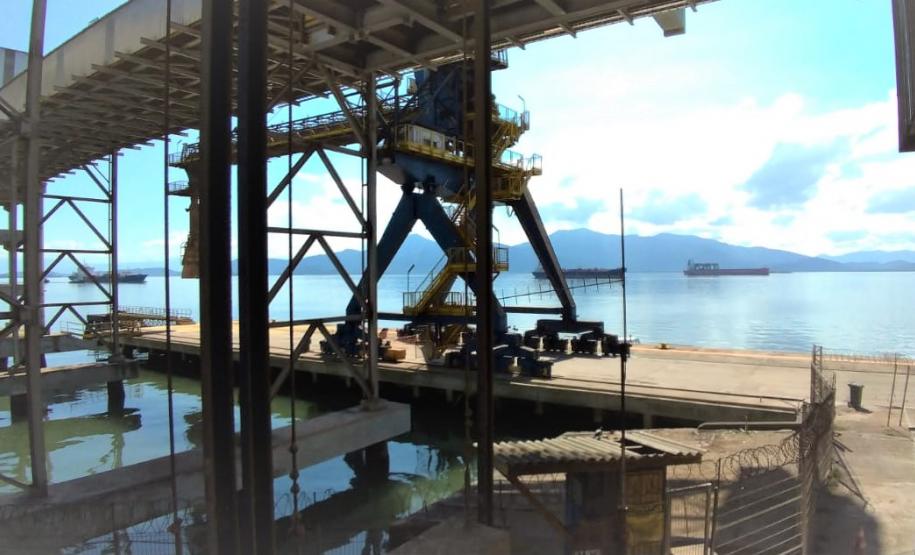 2020 09 25 Balança Porto Ipem faz calibração nas balanças de fluxo no Porto de Paranaguá