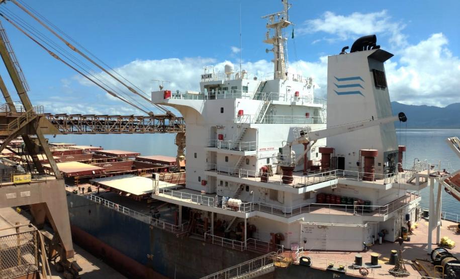 2020 09 25 Balança Porto Ipem faz calibração nas balanças de fluxo no Porto de Paranaguá