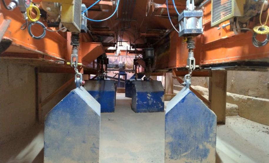 2020 09 25 Balança Porto Ipem faz calibração nas balanças de fluxo no Porto de Paranaguá