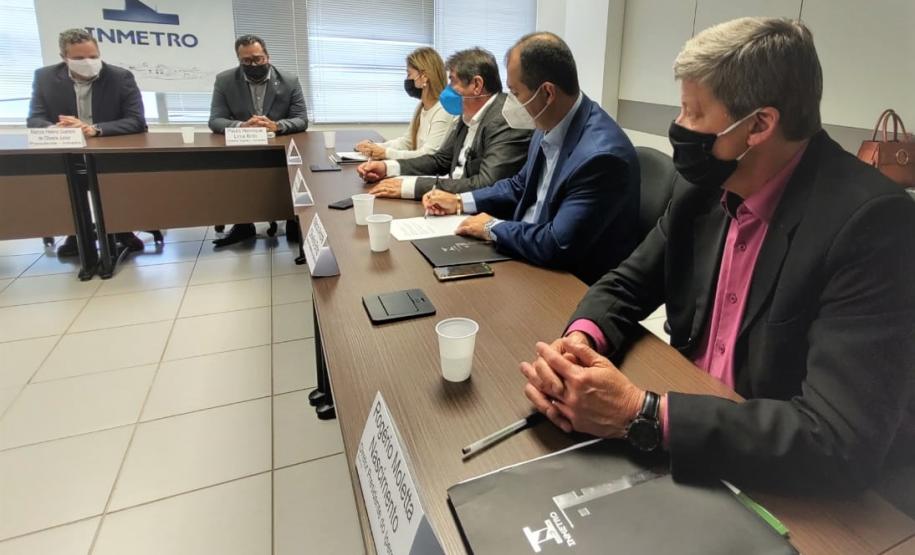 2020 10 22 Rogerio Inmetro Reunião em Brasília com a presença do presidente do IPEM-PR e presidente do Inmetro