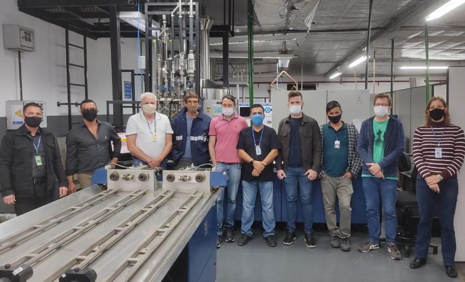 Técnicos do IPEM-PR, Inmetro/SC e Sanepar