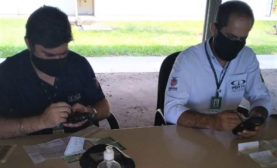 2020 11 30 Taxímetros Maringá IPEM-PR, Regional de Maringá, verifica taxímetros de Paiçandu, Maringá e Sarandi