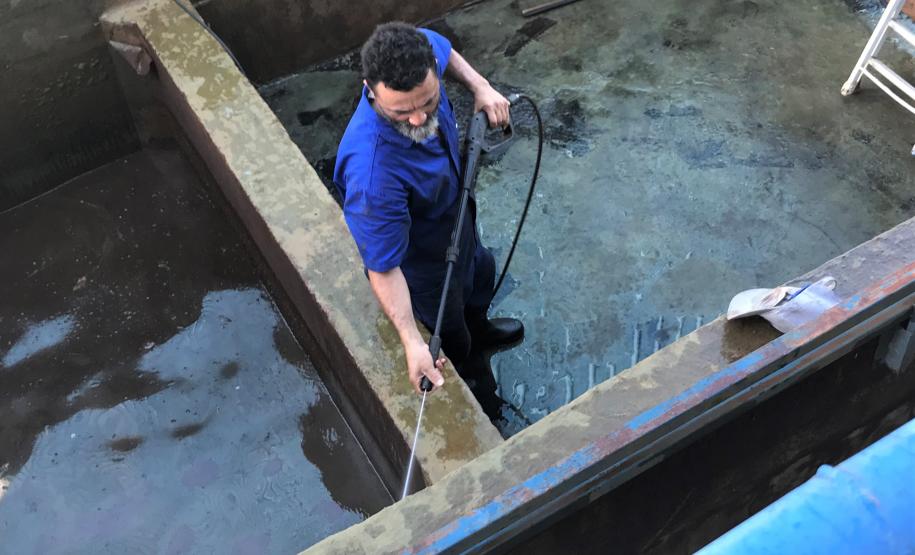 2020 12 03 Limpeza Cascavel Sistema de verificação de caminhões e vagões tanques da Regional de Cascavel passa por limpeza e manutenção