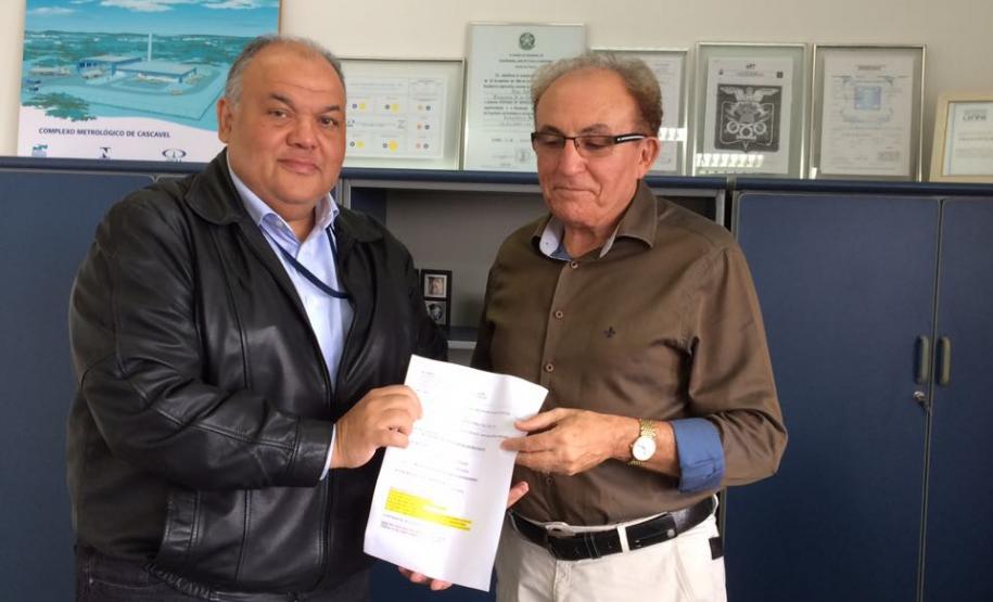 REgional Cascavel Presidente do Ipem visita Regional de Cascavel