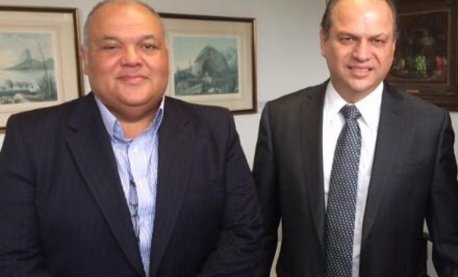 Presidente Oliveira Filho e o ministro Ricardo Barros